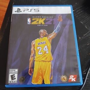 21 Mamba Forever Edition for PS5 - Iconic Yellow Cover